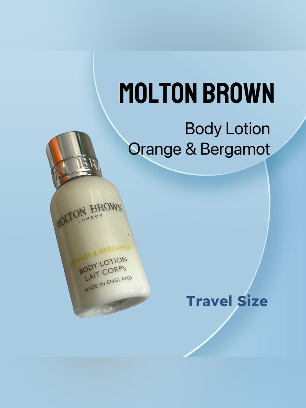 🇬🇧🆕 MOLTON BROWN |TRAVEL| Iconic British Luxury Orange Bergamot Body Lotion